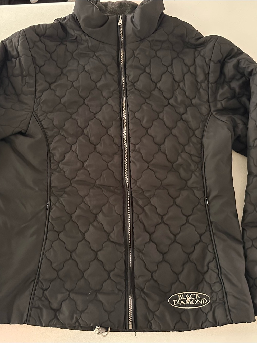 Black Diamond Black Quilted Women's Insulated Puffer Jacket